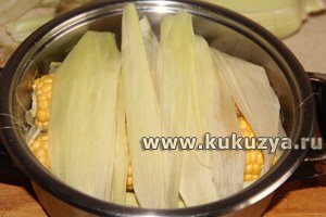 Как варить кукурузу без початков в кастрюле, шаг 4