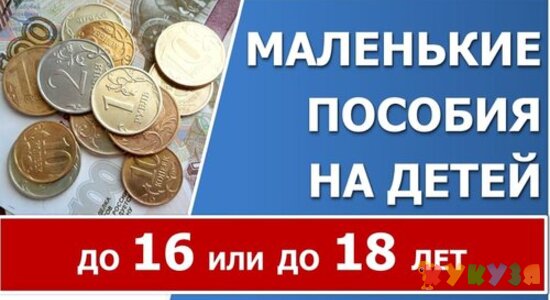 Маленькие пособия на детей. Что это?
