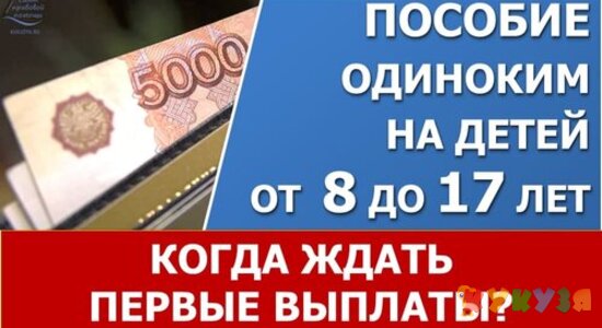 Пособие от 8 до 17 лет: Когда ждать первые выплаты?
