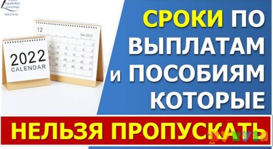 Сроки по выплатам пособий, которые НЕЛЬЗЯ пропускать