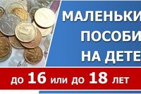 Маленькие пособия на детей. Что это?