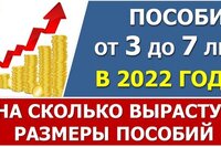 Пособие от 3 до 7 лет в 2022 году. На сколько вырастут размеры детских пособий по регионам.