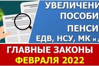 Главные законы февраля 2022. Какие законы вступили (вступят) в силу с 1 февраля 2022 года